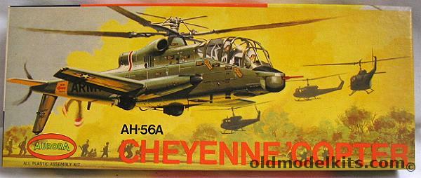 Aurora 1/72 AH-56A Cheyenne Copter 1st Issue, 502-130 plastic model kit